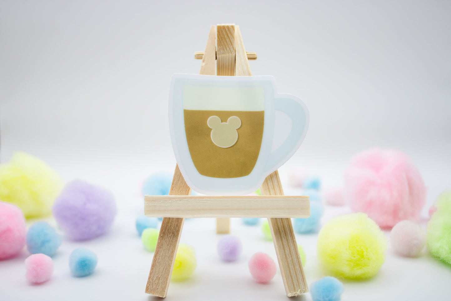 Mickey Coffee Mug Sticker