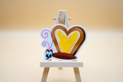 Alice in Wonderland Bread and Butterfly Sticker