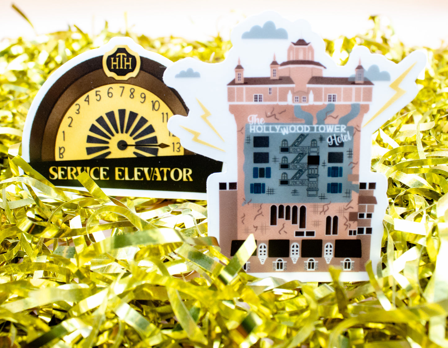 Tower of Terror Service Elevator Sticker