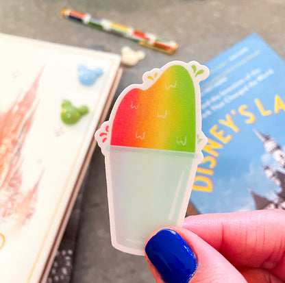 Kakigori Shaved Ice Snow Cone Sticker
