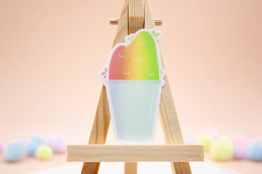 Kakigori Shaved Ice Snow Cone Sticker
