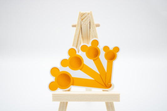 Mickey Measuring Spoons Sticker