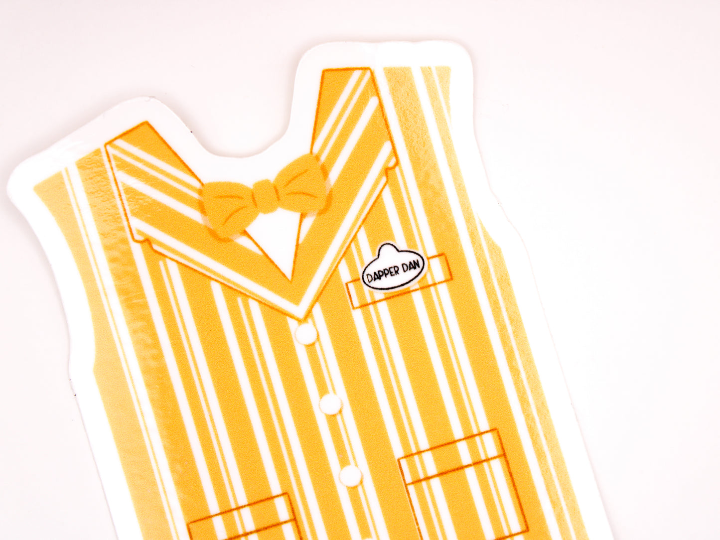 Orange Dapper Dan Vest Sticker