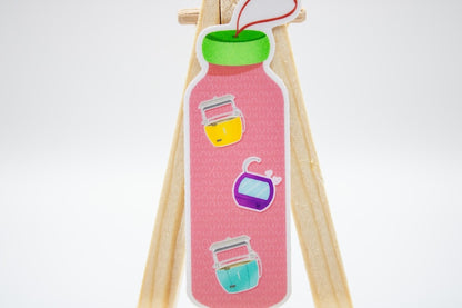 Pink Disney Water Bottle Sticker