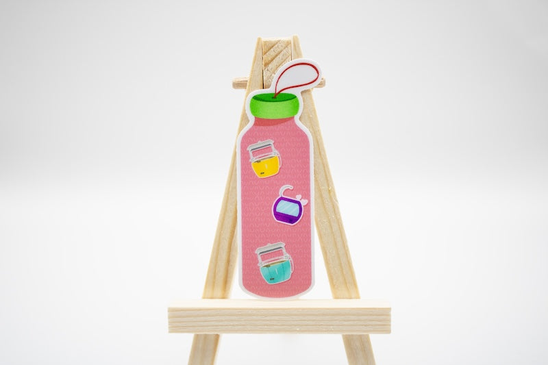 Pink Disney Water Bottle Sticker