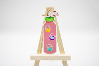 Pink Disney Water Bottle Sticker