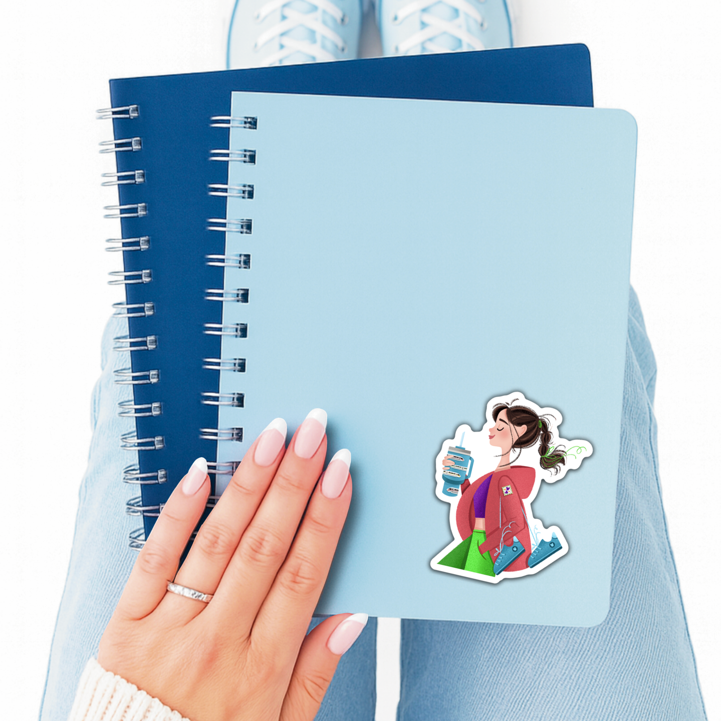 Healthy Disney World Girl Sticker