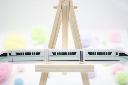 Teal Disney Monorail Sticker