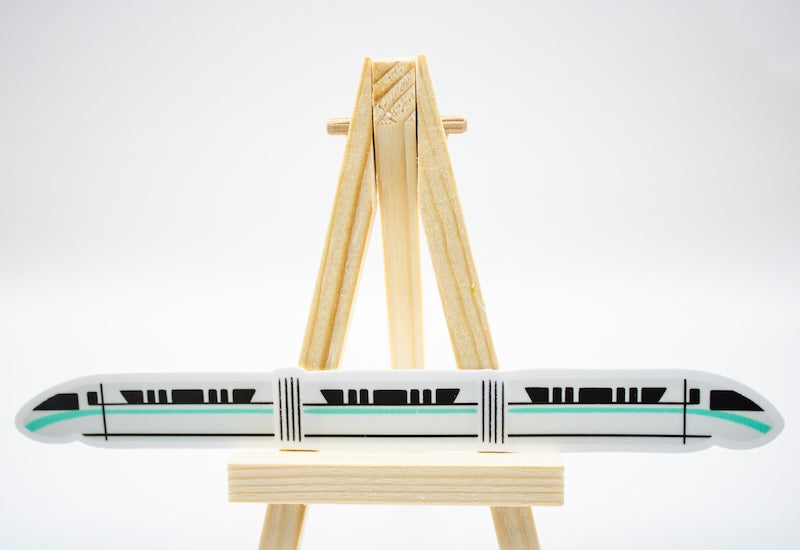 Teal Disney Monorail Sticker