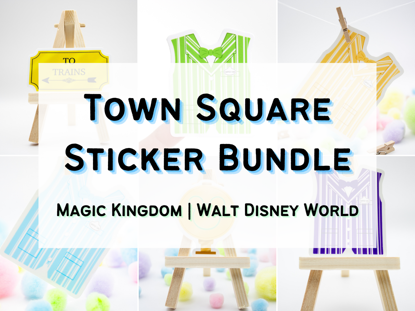 Town Square Sticker Set