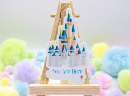 You Are Here Collection — Magic Kingdom | Cinderella Castle Sticker