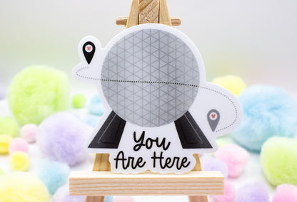 You Are Here Collection — Epcot | Spaceship Earth Sticker