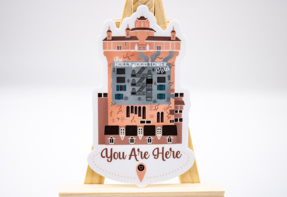 You Are Here Collection — Hollywood Studios | Tower of Terror Sticker