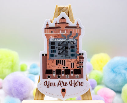 You Are Here Collection — Hollywood Studios | Tower of Terror Sticker