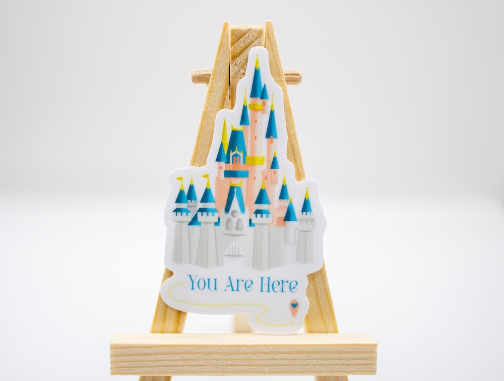 You Are Here Disney World Park Icons Sticker Set of 4