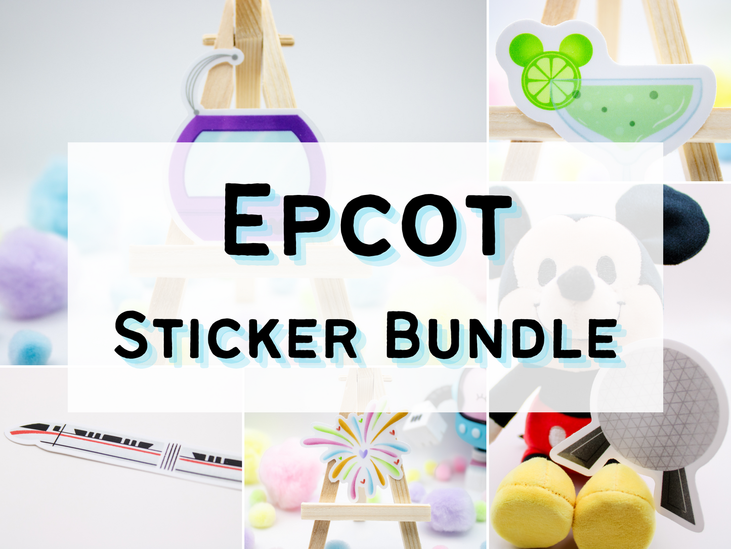 Epcot Sticker Bundle