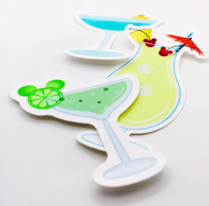 Mickey Pina Colada Sticker