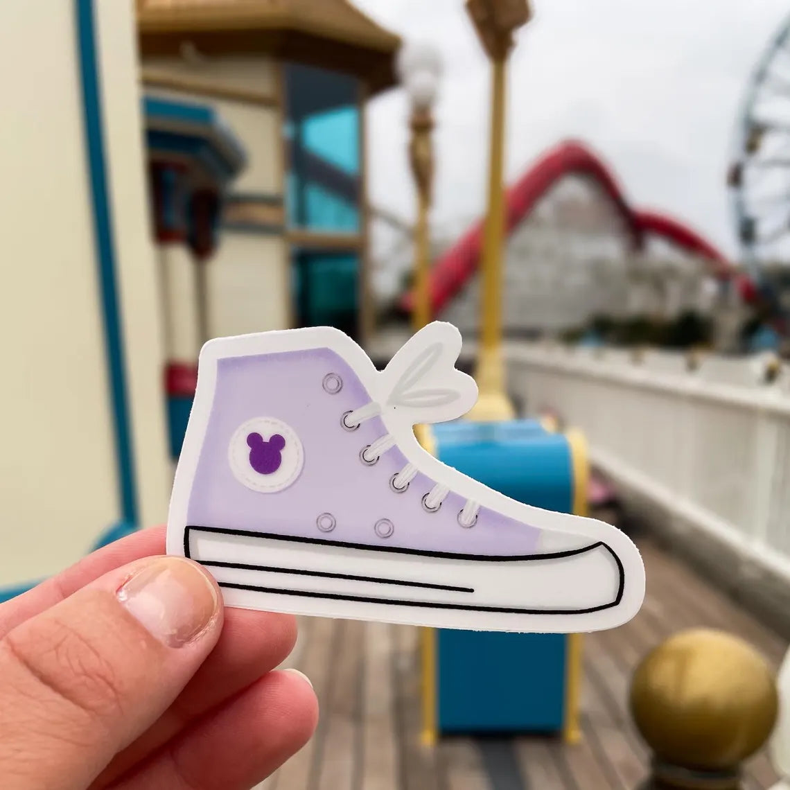 Mickey Converse Sneaker Sticker