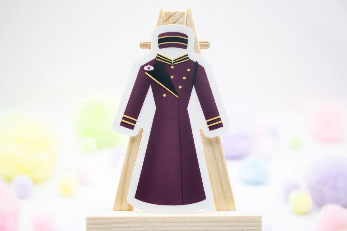 Tower of Terror Cast Member Sticker — Long Coat