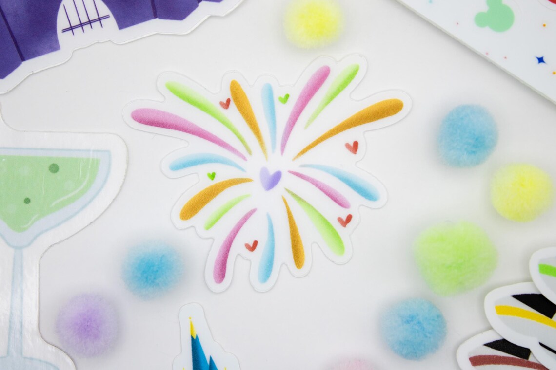 Disney Fireworks Sticker
