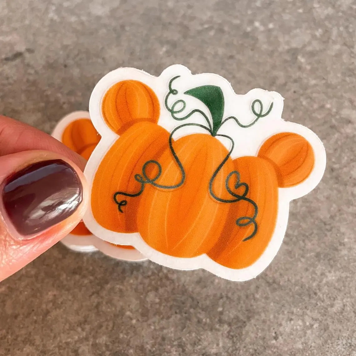 Mickey Pumpkin Sticker