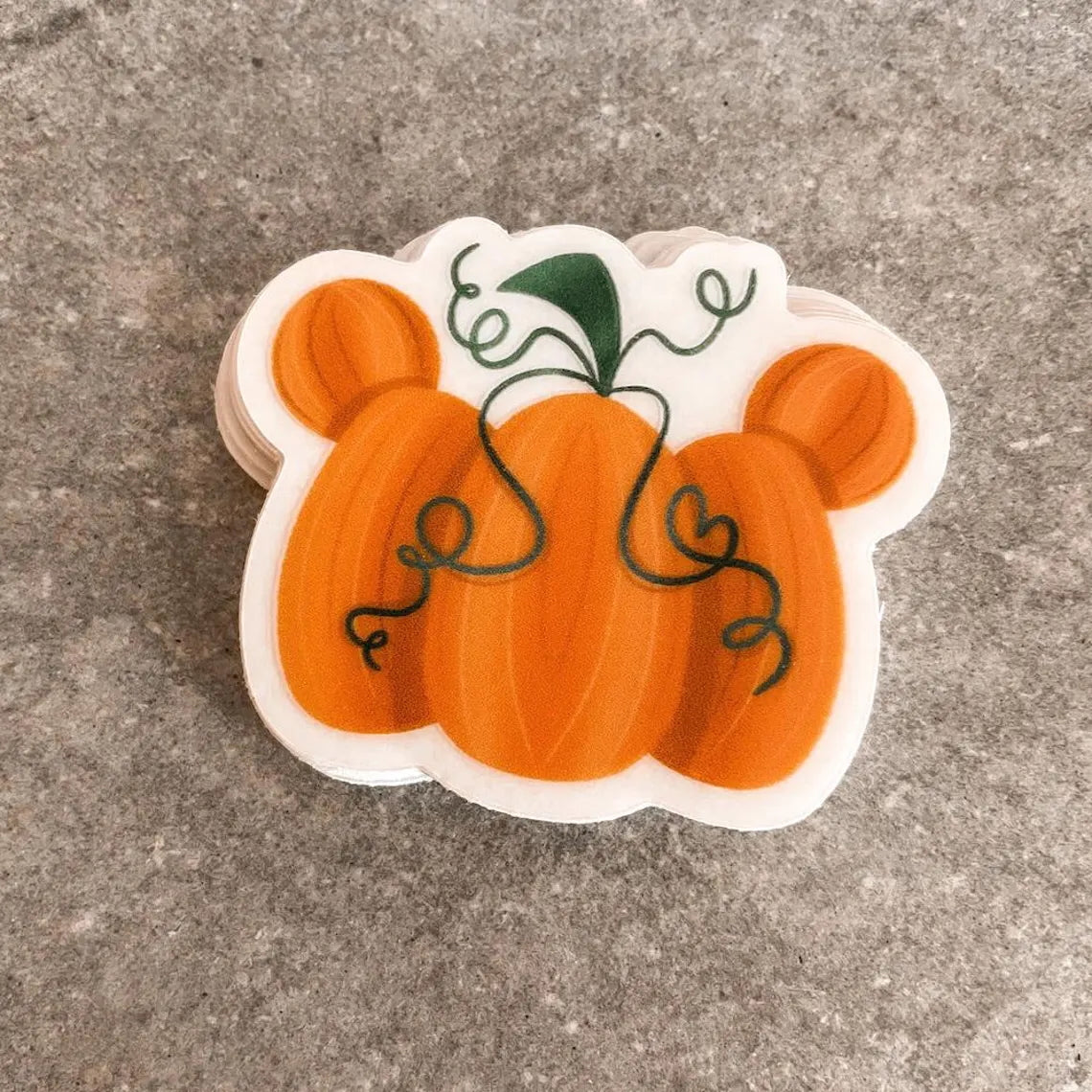 Mickey Pumpkin Sticker