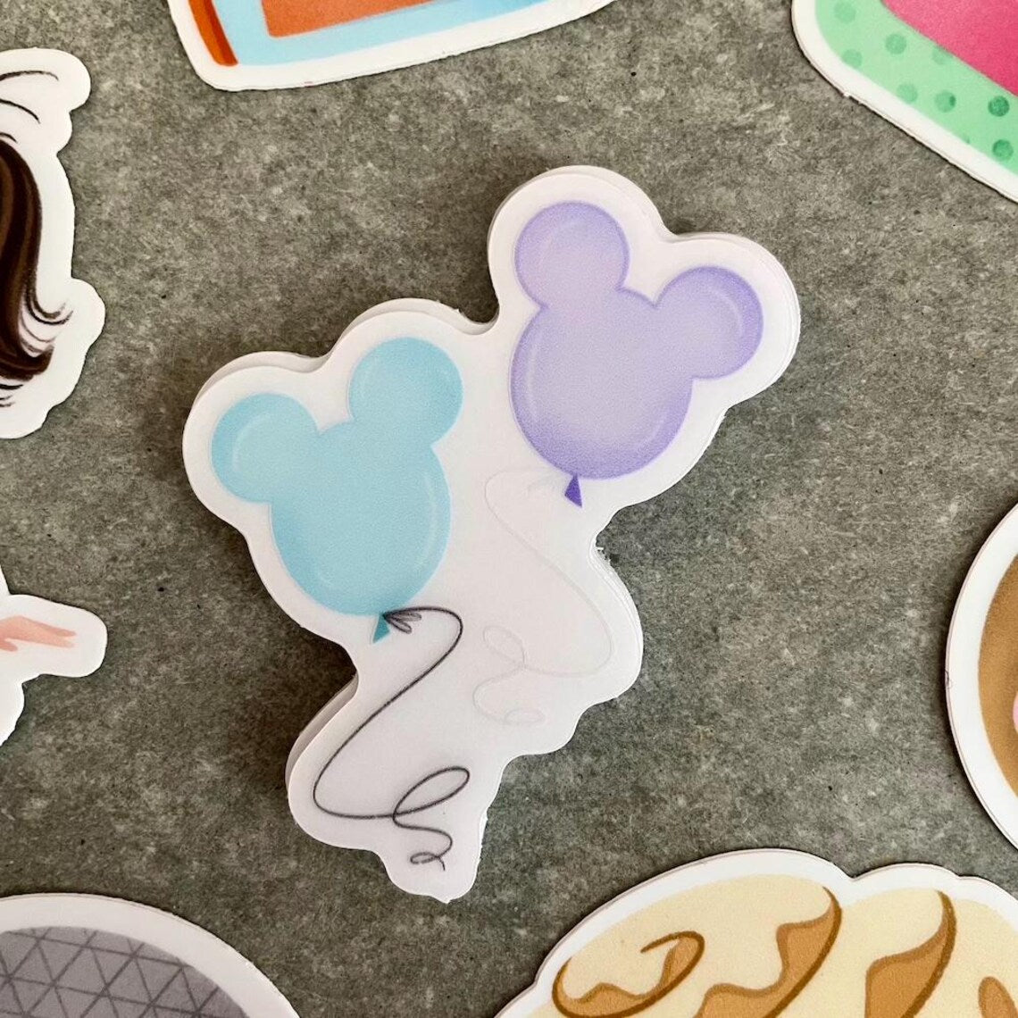 Mickey Balloons Sticker