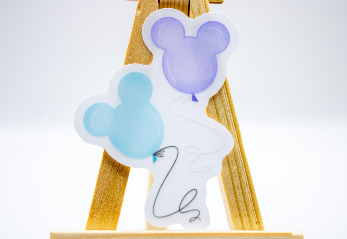 Mickey Balloons Sticker – Magical Sticker Shop