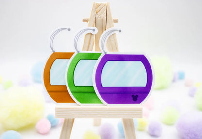 Purple Disney Skyliner Sticker