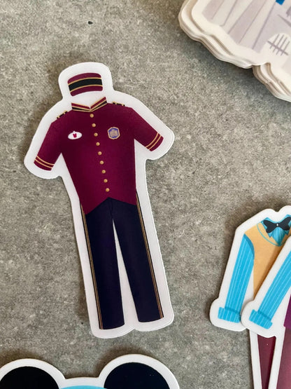 Tower of Terror Cast Member Sticker — Short Jacket