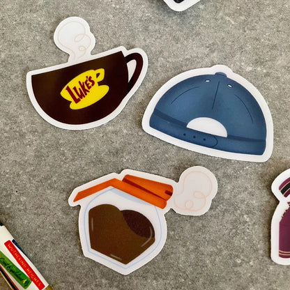 Gilmore Girls - Luke’s Coffee Mug Sticker