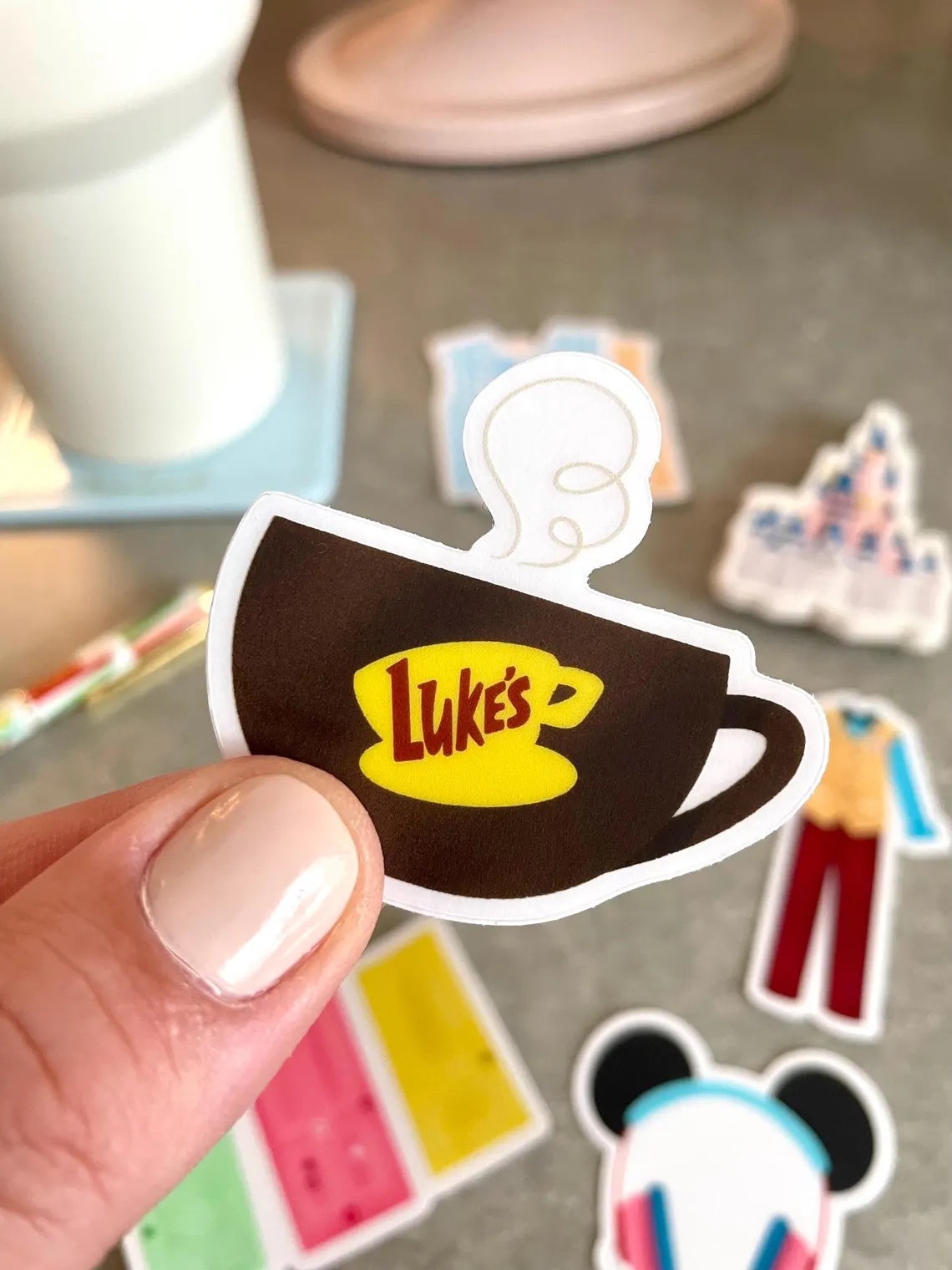 Gilmore Girls - Luke’s Coffee Mug Sticker