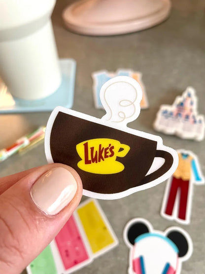 Gilmore Girls - Luke’s Coffee Mug Sticker