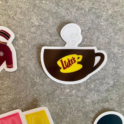 Gilmore Girls - Luke’s Coffee Mug Sticker