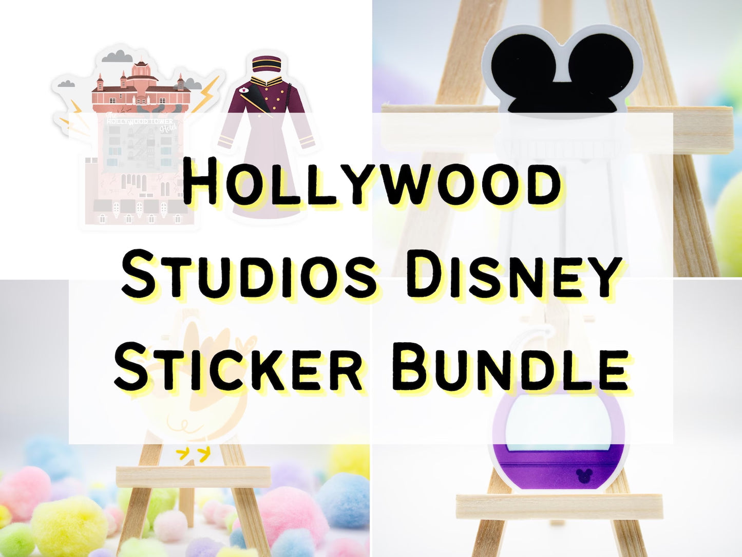 Hollywood Studios Sticker Bundle of 5