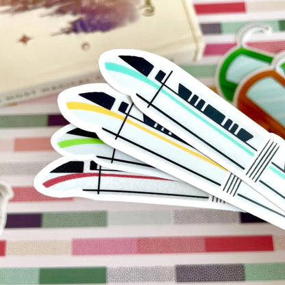 Yellow Disney Monorail Sticker