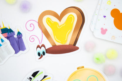 Bread and Butterfly Sticker