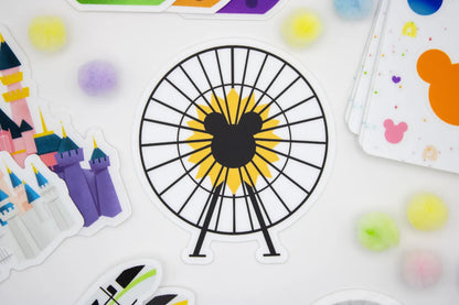 California Adventure Ferris Wheel Sticker