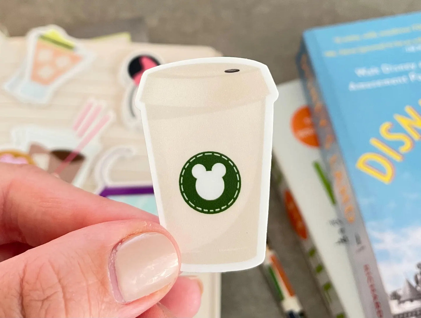 Mickey Starbucks Cup Sticker
