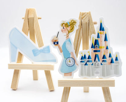 Cinderella Sticker Bundle of 3