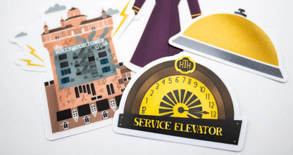 Tower of Terror Service Elevator Sticker