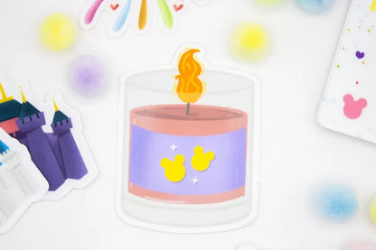 Mickey Candle Sticker