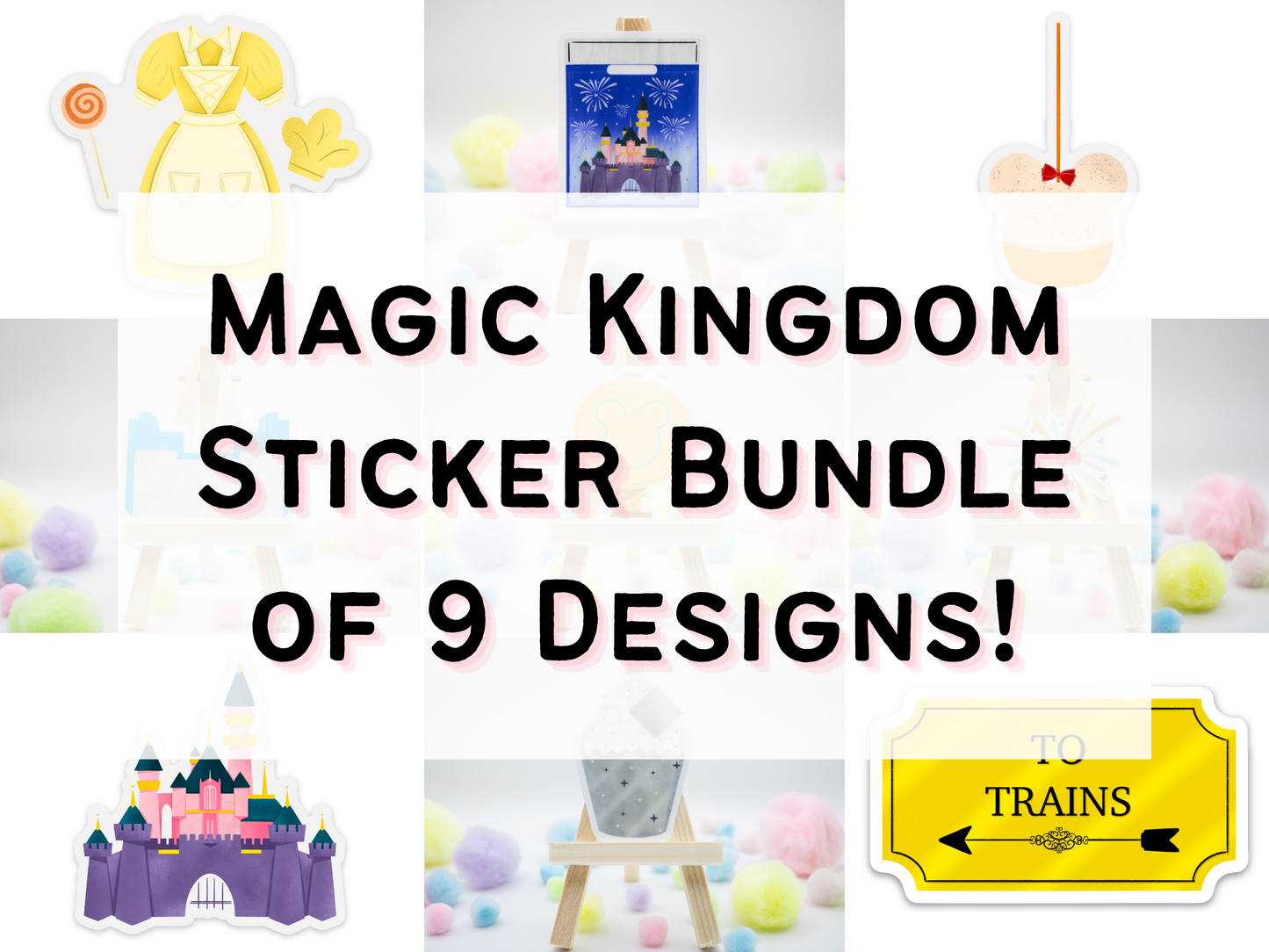 Magic Kingdom Sticker Set