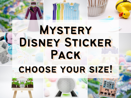 Disney Sticker Mystery Pack — Blind Bag of 3, 5 or 10