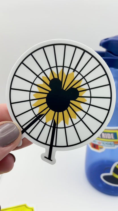 California Adventure Pixar Pal-A-Round Sticker