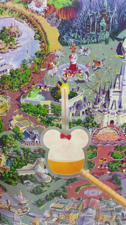 Minnie Caramel Apple Sticker